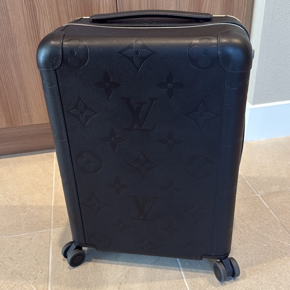 COPY - Louis Vuitton Horizon 55 Black Empreinte Cabin Rolling Luggage Travel Bag